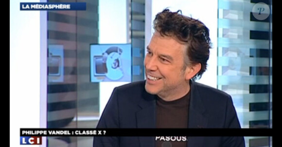 Philippe Vandel dans La Médiasphère sur LCI (émission diffusée les vendredis et samedi à 16h10)