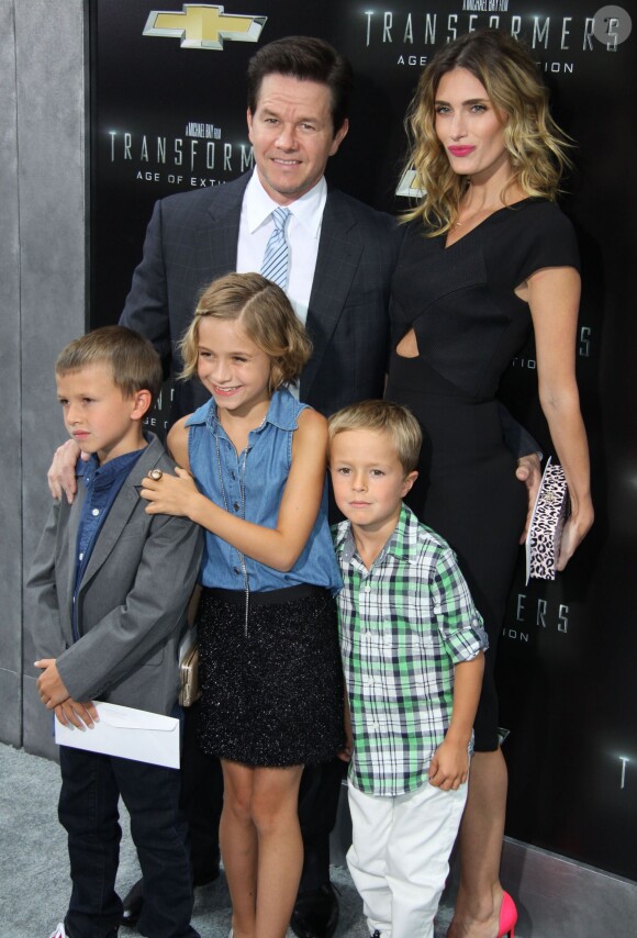 Mark Wahlberg, Michael Wahlberg, Ella Wahlberg, Brendan Wahlberg, Rhea Durham - Première du film "Transformers: Age Of Extinction" à New York le 25 juin 2014.