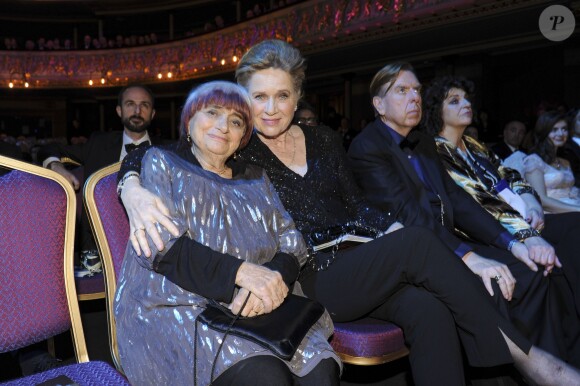 Liv Ullmann, Agnès Varda (Prix d'honneur pour l'ensemble de son oeuvre) - 27e European Film Awards à Riga (Lettonie) le 13 décembre 2014