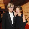 Wim Wenders et sa femme Donata - 27e European Film Awards à Riga (Lettonie) le 13 décembre 2014