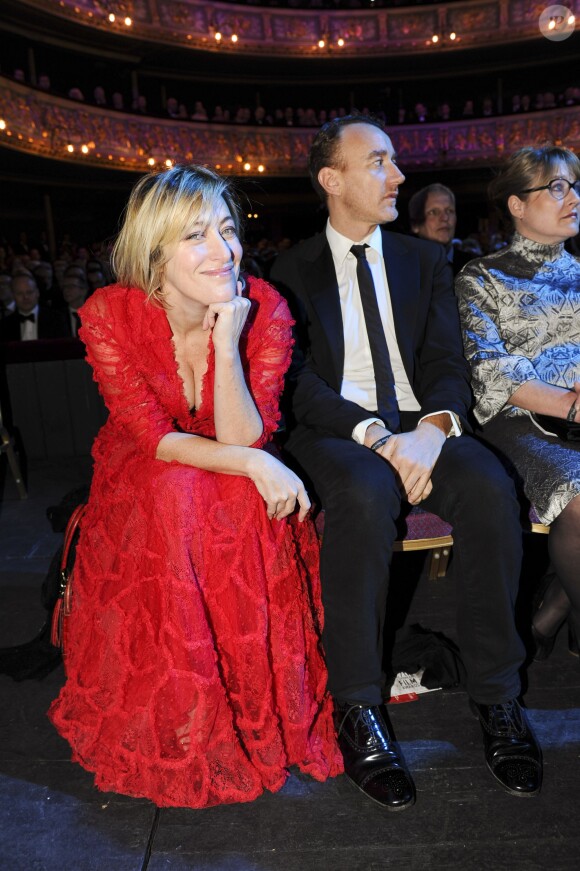 Valeria Bruni Tedeschi et Daniele Orazi - 27e European Film Awards à Riga (Lettonie) le 13 décembre 2014