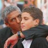 Samy Naceri et son fils Julian à Deauville le 10 septembre 2008.