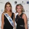 Camille Cerf et Sylvie Tellier - La 19ème édition de la vente aux enchères des "Sapins de Noël des Créateurs" à la Comédie des Champs-Elysées, le 15 décembre 2014, suivie d'un dîner à la Maison Blanche. Cette opération est au profit de la Fondation Avec, engagée dans la lutte contre le cancer.