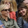 Martina Navratilova et sa compagne Julia lors de la finale dame de Wimbledon le 7 juillet 2012