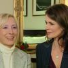 Martina Navratilova et Julie Lemigova après leur mariage à New york lundi 15 décembre 2014 devant la caméra de la BBC.