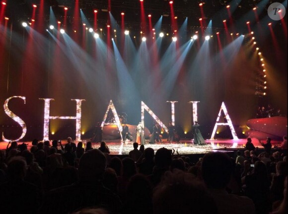 Concert de Shania Twain à Las Vegas le 11 décembre 2014