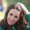 Kate Middleton et ses cheveux, le 5 juillet 2014 à Harrogate.