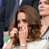 Kate Middleton et ses cheveux, le 2 juillet à Wimbledon