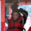 Kate Middleton et ses cheveux, le 13 avril 2014 lors d'une séance d'activités nautiques à Queenstown en Nouvelle-Zélande.