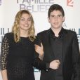 Louane Emera et Luca Gelberg lors de l'avant première du film  La Famille Bélier  au cinéma le Grand Rex à Paris le 9 décembre 2014.