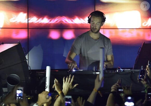 Calvin Harris lors du festival Lollapalooza à Chicago, le 2 août 2014.