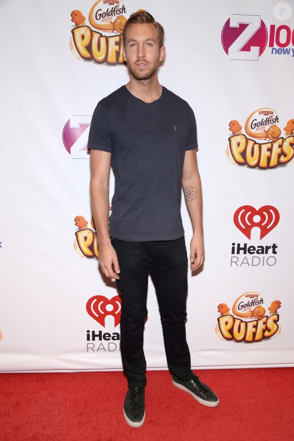 Calvin Harris lors du Z100's Jingle Ball 2014 au Madison Square Garden. New York, le 12 décembre 2014.