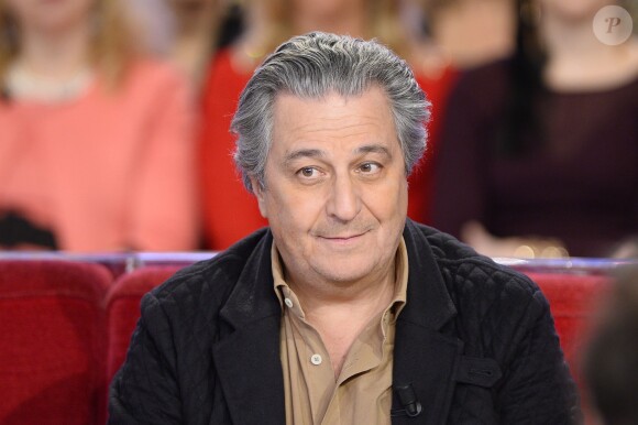 Christian Clavier - Enregistrement de l'émission "Vivement Dimanche" à Paris, le 17 décembre 2014. L'émission est diffusée le 21 décembre 2014.