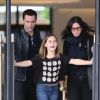 Courteney Cox, son fiancé, Johnny McDaid, et sa fille, Coco, sont allés faire du shopping chez Barney's à Los Angeles, le 18 décembre 2014. La fillette de 10 ans porte déjà des talons compensés.