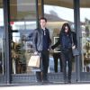 Courteney Cox, son fiancé, Johnny McDaid, et sa fille, Coco, sont allés faire du shopping chez Barney's à Los Angeles, le 18 décembre 2014.