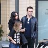 Courteney Cox, son fiancé et sa fille, Coco, sont allés faire du shopping chez Barney's à Los Angeles, le 18 décembre 2014.