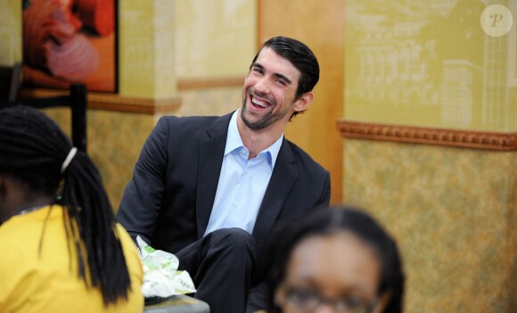 Michael Phelps à Washington, le 23 janvier 2014.
