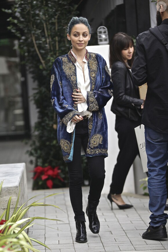 Nicole Richie est allée faire du shopping à Malibu le 19 décembre 2014