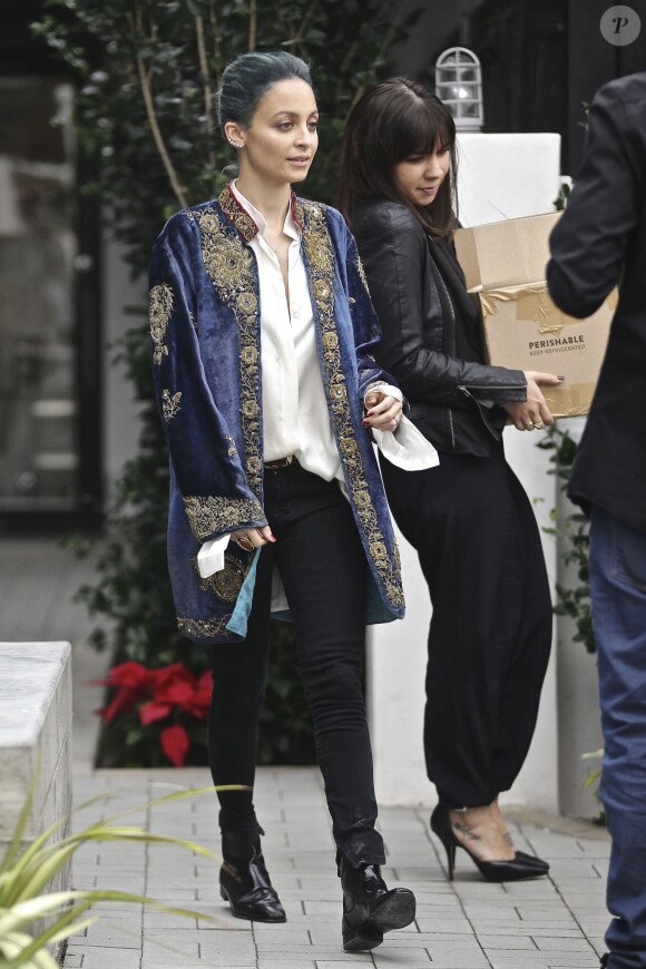 Nicole Richie est allée faire du shopping à Malibu le 19 décembre 2014