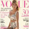 Kate Upton en couverture du magazine British Vogue. Juin 2014.