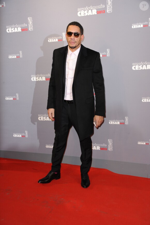 Joey Starr lors des César à Paris. Février 2013.