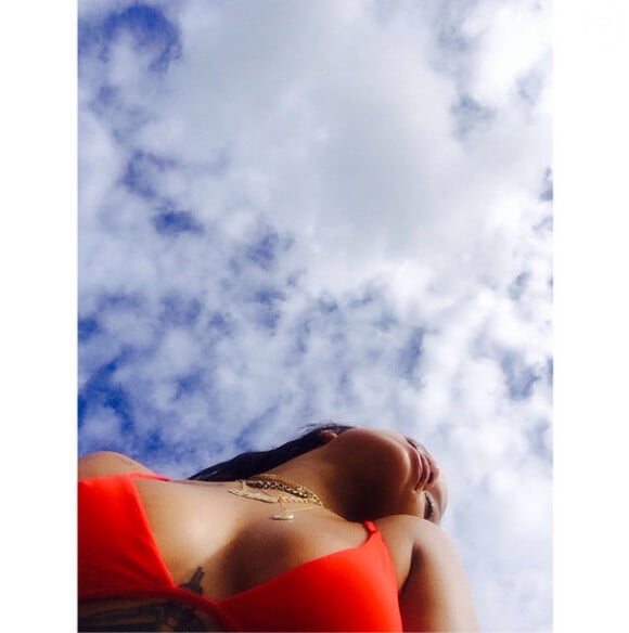 Rihanna sur Instagram, Noël à La Barbade, le 25 décembre 2014
