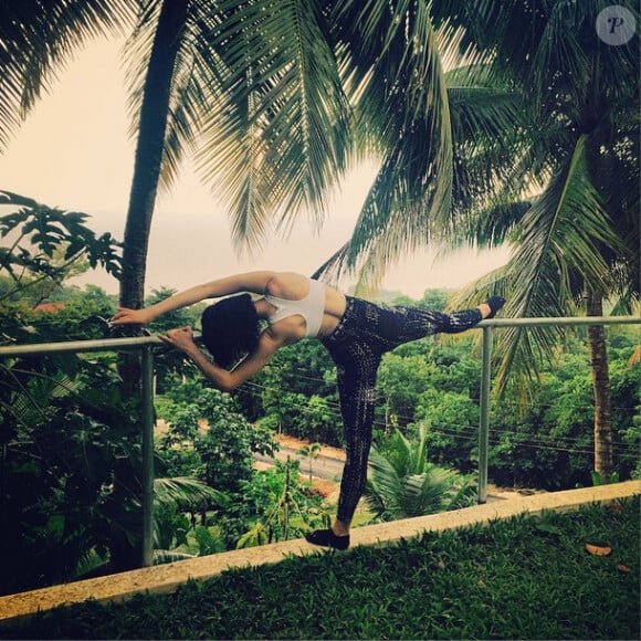 Jessie J, un Noël 2014 un peu sport sous les tropiques, sur Instagram le 26 décembre 2014
