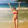 Jessie J, un Noël 2014 sous les tropiques, sur Instagram le 26 décembre 2014
