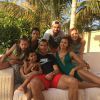 Cristiano Ronaldo en vacances à Dubaï, avec son fils Cristiano Jr., sa compagne Irina Shayk et sa famille - photo publiée sur son compte Twitter le 23 décembre 2014