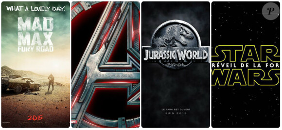 Le bal des blockbusters avec Mad Max Fury Road, Avengers : L'ère d'Ultron, Jurassic World et Star Wars VII