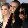 Diana Ross, son fils Evan Ross et sa femme Ashlee Simpson - Avant-première du film Hunger Games - La Révolte (partie 1) à Los Angeles le 17 novembre 2014