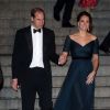 Kate Middleton, duchesse de Cambridge, et le prince William au Met de New York pour les 600 ans de l'Université St Andrews, le 9 décembre 2014