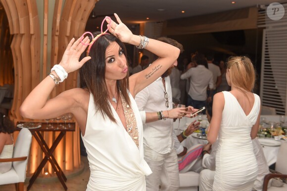 Flavio Briatore et Elisabetta Gregoraci lors du réveillon du nouvel an à Malindi au Kenya, le 31 décembre 2014
