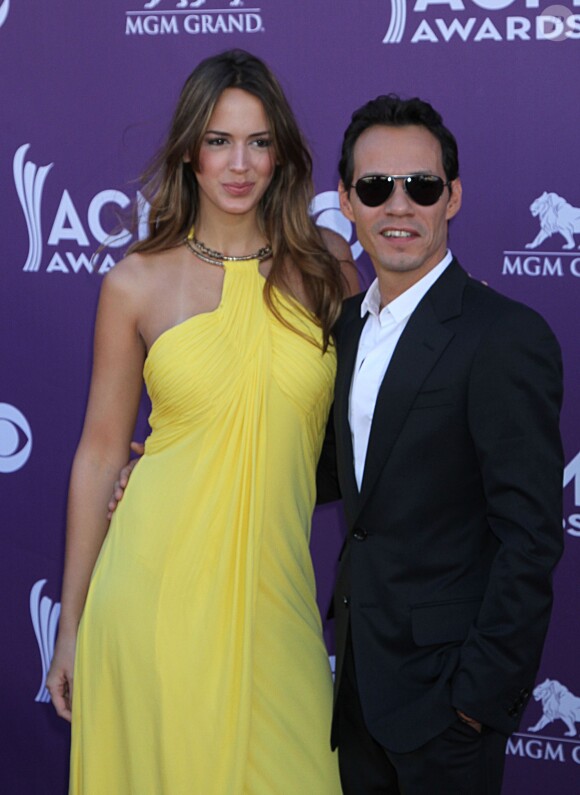 Marc Anthony et Shannon de Lima à Las Vegas, le 1er avril 2012.