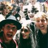 Lewis Hamilton, Nicole Scherzinger et Tom Cruise dans les coulisses de la comédie musicale Cats à Londres, photo publiée sur le compte Instagram du champion de Formule 1 le 27 décembre 2014