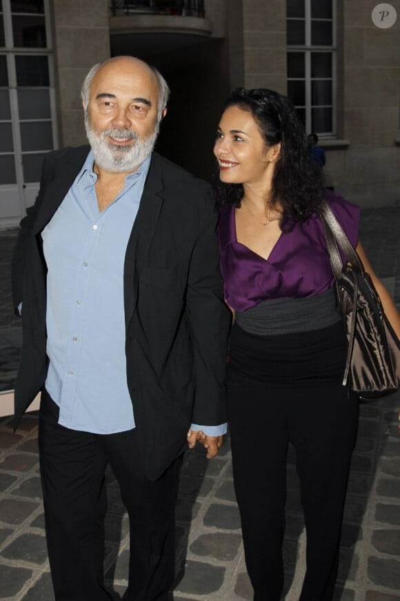 Gérard Jugnot et Saïda Jawad à Paris le 2 octobre 2011