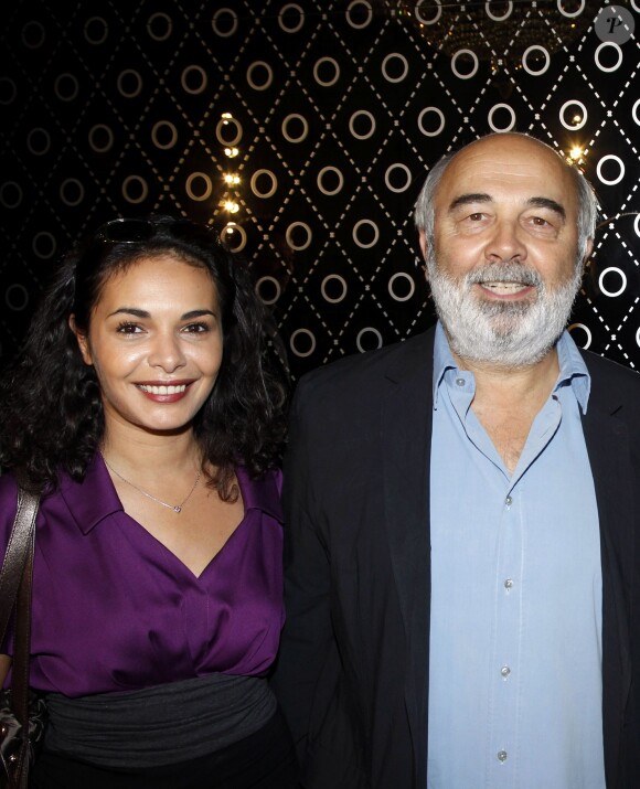Saida Jawad et Gérard Jugnot à Paris le 2 octobre 2011.