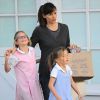 Jennifer Garner emmène ses filles Violet et Seraphina faire du shopping au Brentwood Country Mart, le 5 janvier 2015.