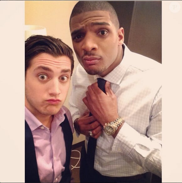 Michael Sam et Vito Cammisano - photo publiée sur le compte Instagram de Michael Sam le 17 décembre 2014
