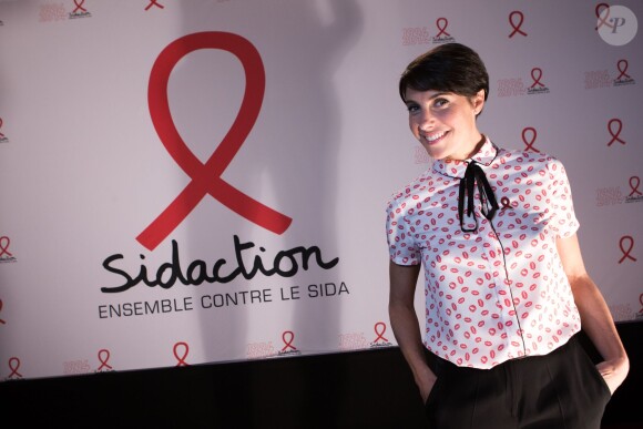 Exclusif - Alessandra Sublet - Enregistrement de l'émisssion du "Sidaction 2014 : La télé chante contre le Sida" le 25 mars 2014 au thêatre Mogador à Paris.