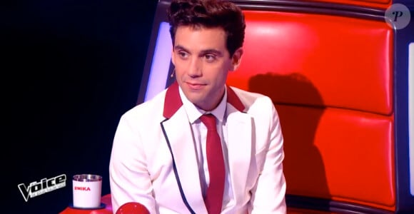 Mika charmé par la prestation de Lilian dans The Voice 4, sur TF1, le samedi 10 janvier 2015