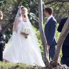 Exclusif - Jenson Button et Jessica Michibata se marient dans la stricte intimité à Maui à Hawaï, le 29 décembre 2014 entourés de leurs familles et de leurs amis.