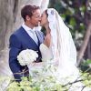 Exclusif - Le coureur automobile de Formule 1 anglais Jenson Button et Jessica Michibata se marient dans la stricte intimité à Maui à Hawaï, le 29 décembre 2014 entourés de leurs familles et de leurs amis.