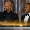 La cérémonie des Golden Globes 2015 : Common et John Legend récupèrent le prix de la meilleure chanson (Glory pour Selma)