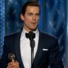 La cérémonie des Golden Globes 2015 : Matt Bomer est primé comme meilleur second rôle dans une série dramatique pour The Normal Heart