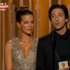 La cérémonie des Golden Globes 2015 : Kate Beckinsale et Adrian Brody