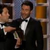 La cérémonie des Golden Globes 2015 : Paul Rudd et Adam Levine
