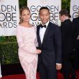  Chrissy Teigen et John Legend arrivent aux 72eme Golden Globe Awards le 11 janvier 2015 