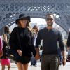 Exclusif - John Legend et Chrissy Teigen en visite à la Tour Eiffel le 12 septembre 2014