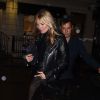 Kate Moss et son mari Jamie Hince arrivent au Claridge's à Londres. Le 12 janvier 2015.